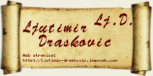 Ljutimir Drašković vizit kartica
